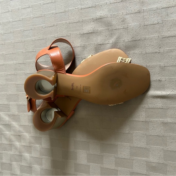 Coach Marci Leather Sandals in Hazelnut - Picture 11 of 16